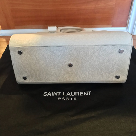 YSL Saint Laurent Small Sac De Jour Ivory Handbag - Picture 6 of 10
